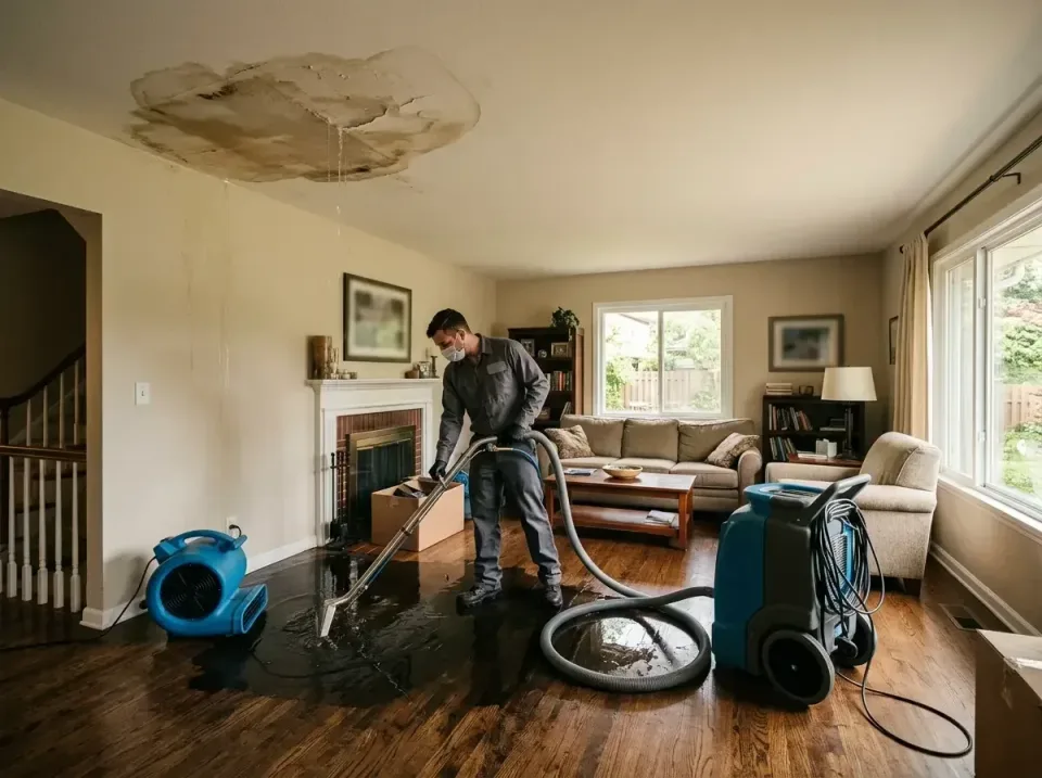 attic-pipe-burst-ceiling-drip-008 — frequently asked questions, Water Damage Restoration & Carpet Care in Zion, IL